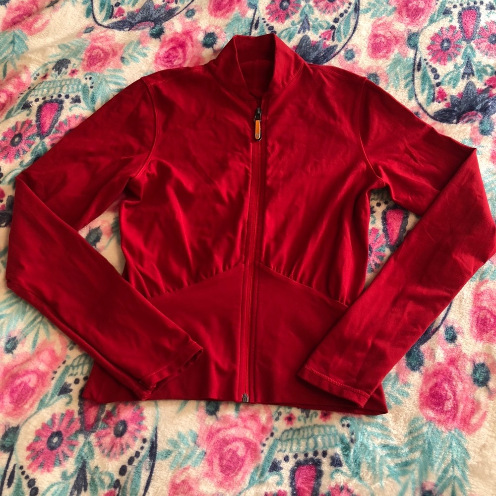 Lululemon Zip up Jacket Red size 6